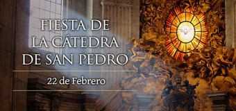 <!--:es-->HOY SE CELEBRA LA FIESTA DE LA CÁTEDRA DE SAN PEDRO<!--:-->