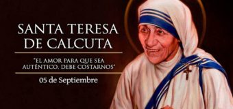 HOY SE CELEBRA LA FIESTA DE SANTA TERESA DE CALCUTA