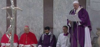 PAPA FRANCISCO EN MIÉRCOLES DE CENIZA: LA CUARESMA ES UN VIAJE DE REGRESO A DIOS