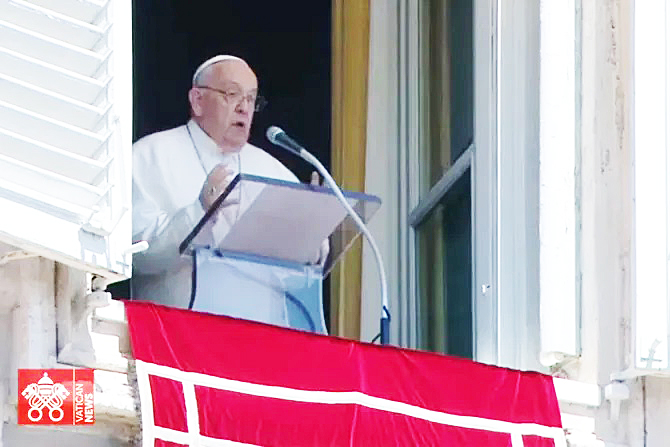 ‘¡NO A LA GUERRA, SÍ AL DIÁLOGO!’: EL PAPA FRANCISCO REITERA SU LLAMADO A LA PAZ EN UCRANIA, PALESTINA E ISRAEL